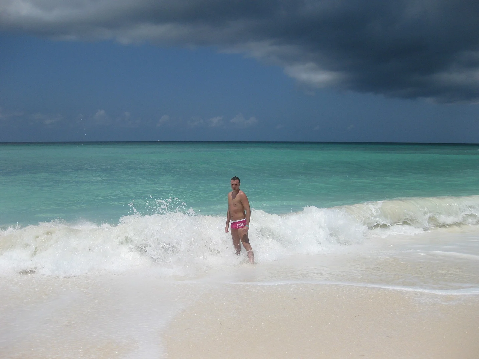 Playa y palmeras en Isla Saona